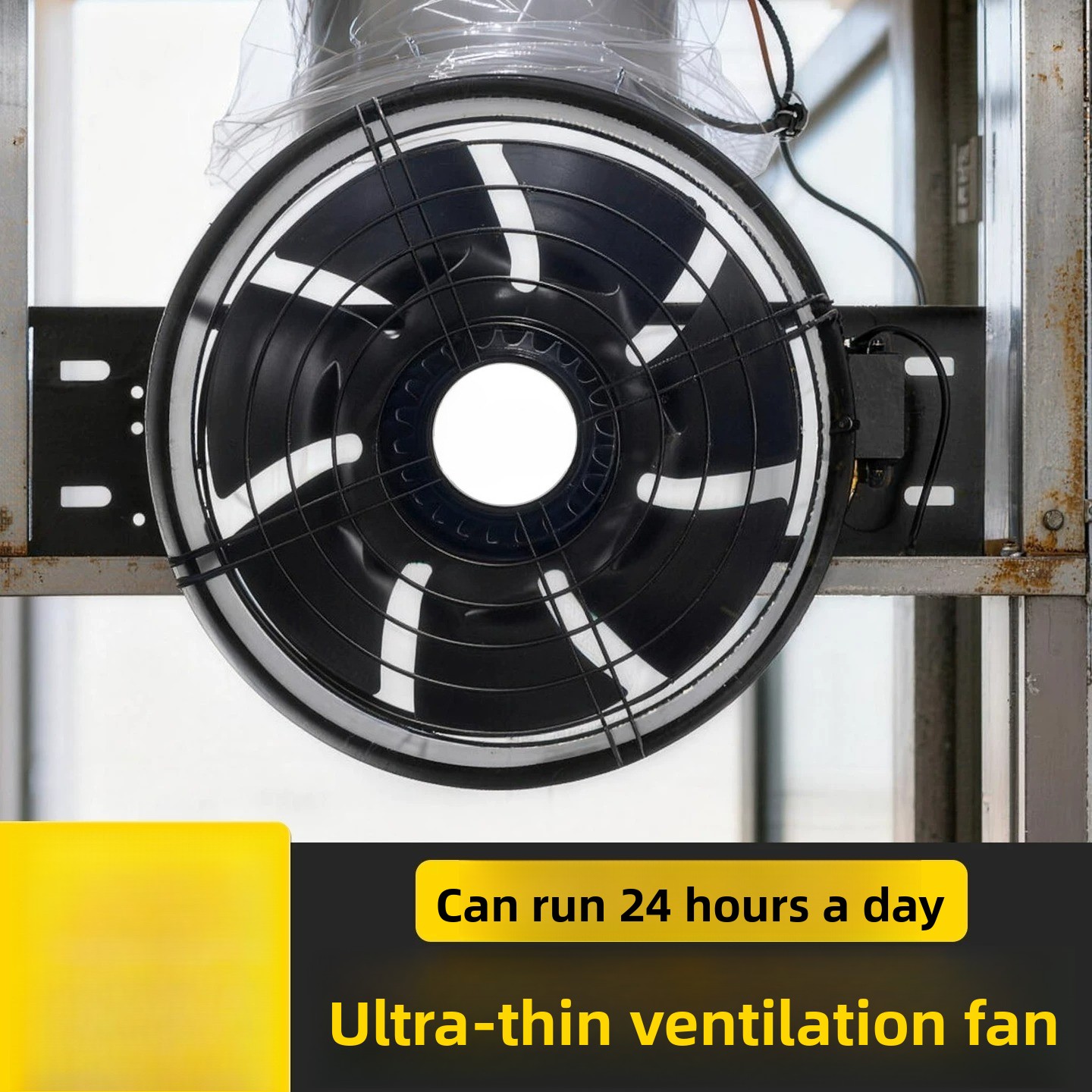 Exhaust Fan Industrial - Ventilateur d'extraction puissant à grande aspiration,
