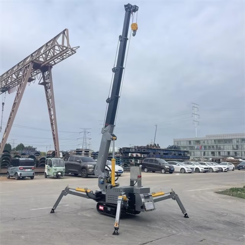 Heavy Equipment Lift - Mini-grue araignée compacte hydraulique électrique télécommandée,