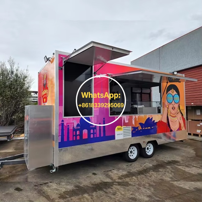 Heavy Equipment Truck - Camion alimentaire Commercial robuste, remorque de