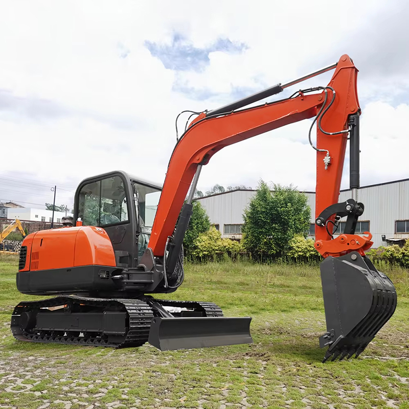 Heavy Equipment With Bucket - Godet hydraulique industriel renforcé pour pelle,