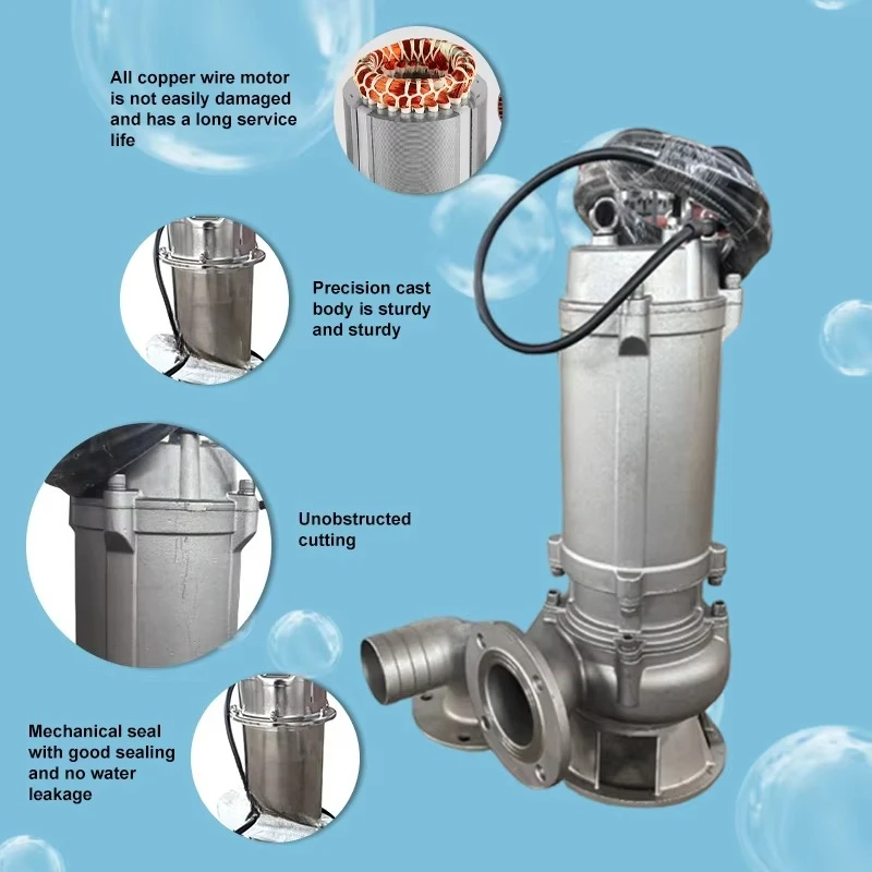 Pompe à eaux usées industriell - Submersible Pump Sewage avis et prix