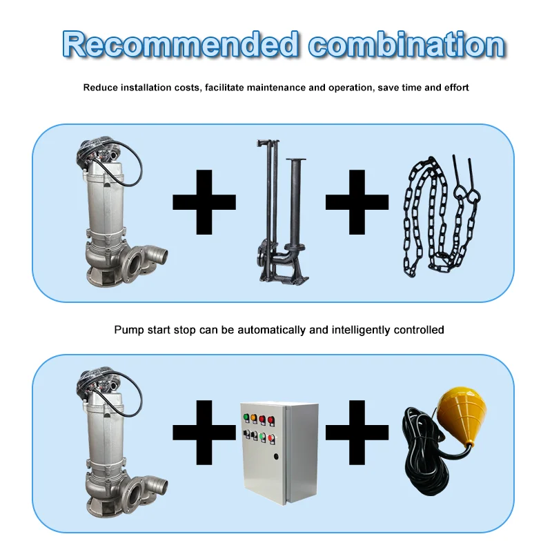 Pompe submersible en acier ino - Submersible Pump Sewage avis et prix