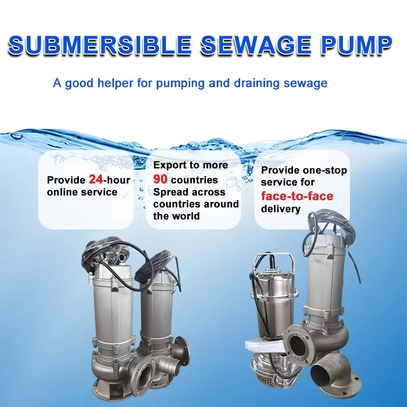 Pompe submersible en acier ino - Submersible Pump Sewage avis et prix