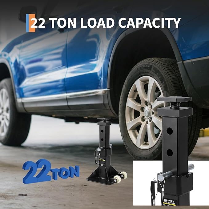 Cales de support de 22 tonnes, - Heavy Equipment Jack Stands avis et prix