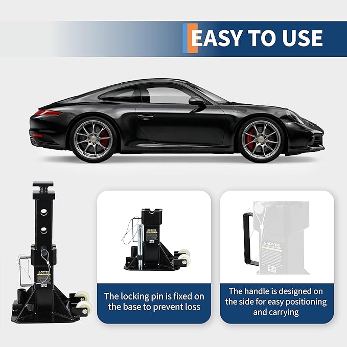 Cales de support de 22 tonnes, - Heavy Equipment Jack Stands avis et prix