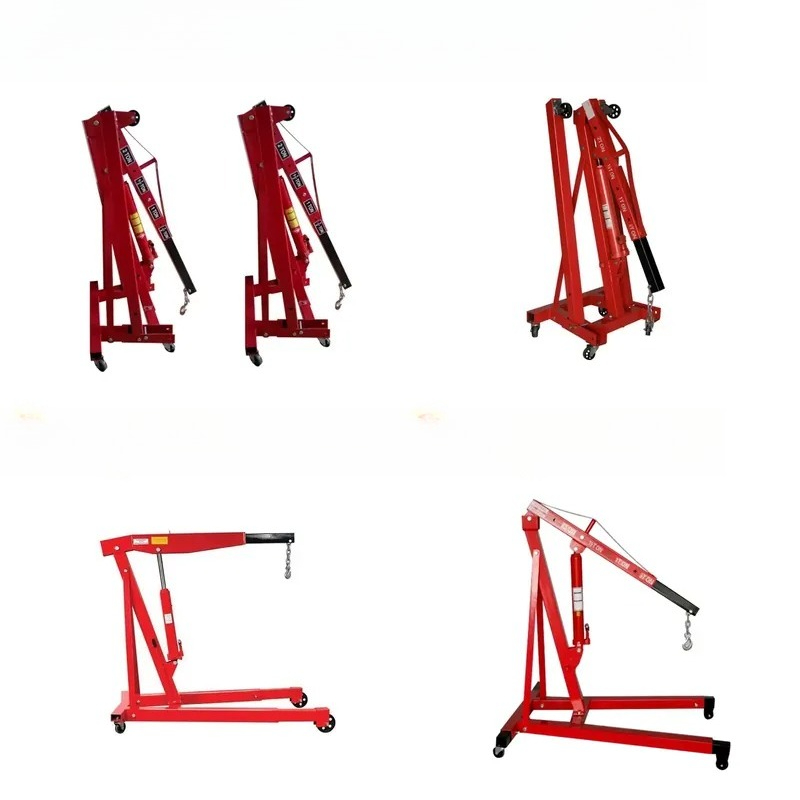 Grue d'atelier portable 1T pou - Heavy Equipment Jack Stands avis et prix