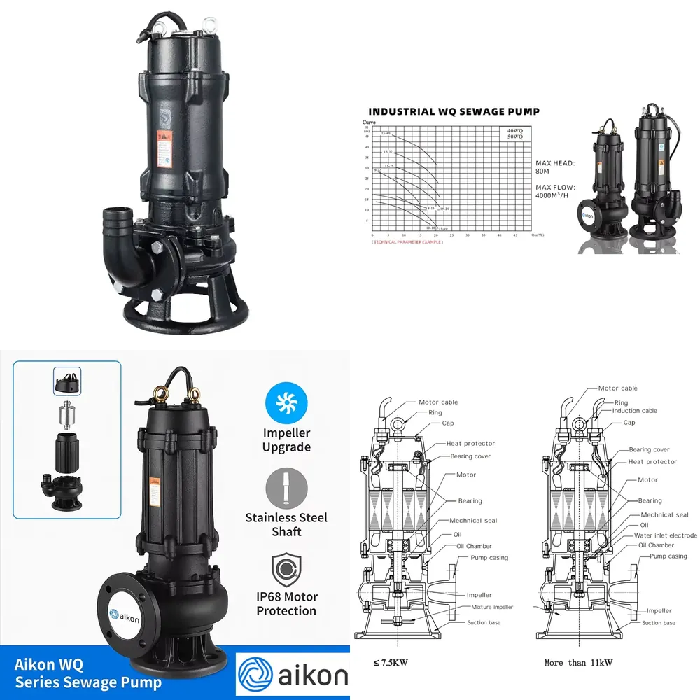 Pompe à eaux usées submersible - Submersible Pump Sewage avis et prix